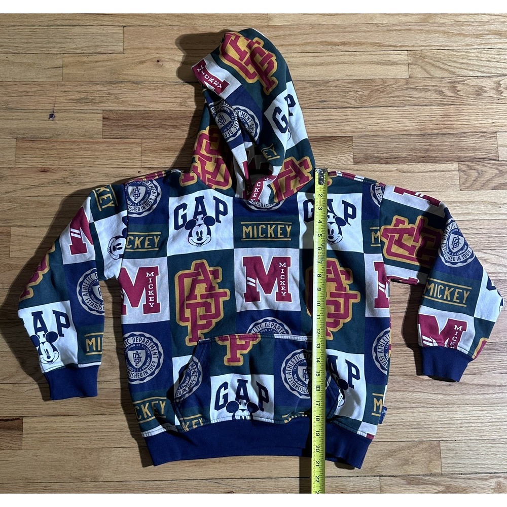 Gap Disney Mickey Mouse Hoodie Top Girls Boys Kids Size L